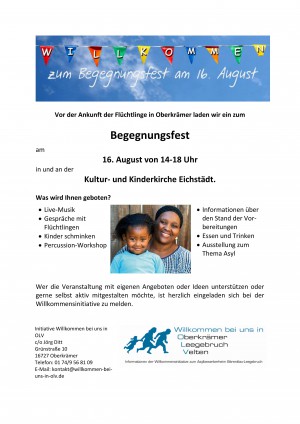 Flyer Begegnungsfest