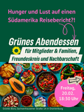 Grünes Abendessen mit Lateinamerika Reisebericht
