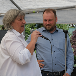Lydia Neilson und Clemens Rostock auf dem Sommerfest 30.08.2025