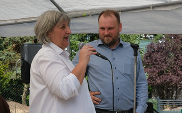 Lydia Neilson und Clemens Rostock auf dem Sommerfest 30.08.2025