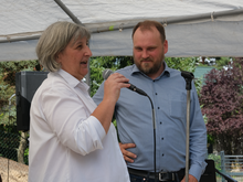 Lydia Neilson und Clemens Rostock auf dem Sommerfest 30.08.2025