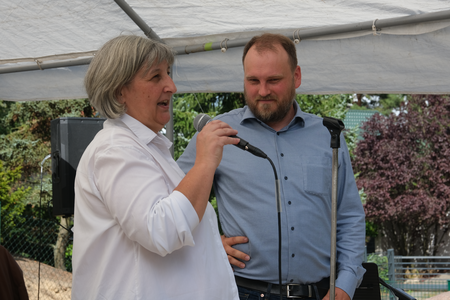 Lydia Neilson und Clemens Rostock auf dem Sommerfest 30.08.2025