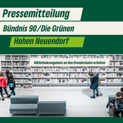 Pressemitteilung: Bibliotheksangebote an den Grundschulen erhalten 