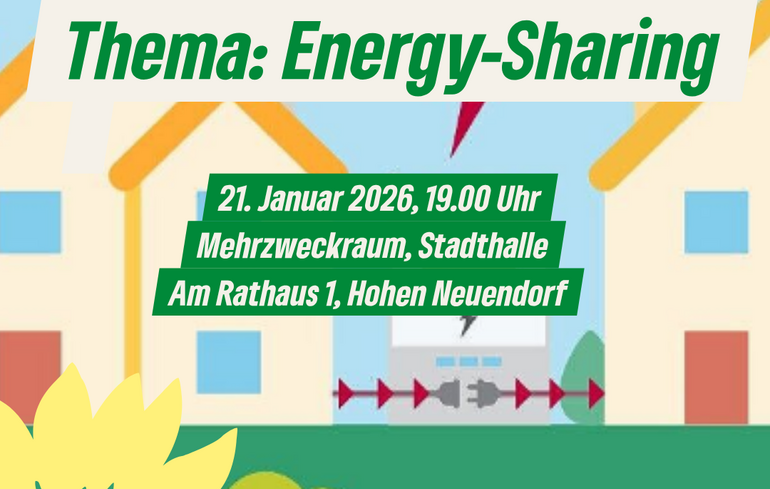 Thema Energy-Sharing beim Energietreff Hohen Neuendorf